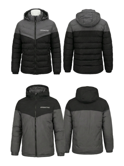 Men’s Reversible Winter Jacket 2-in-1 Waterproof Windproof Coat